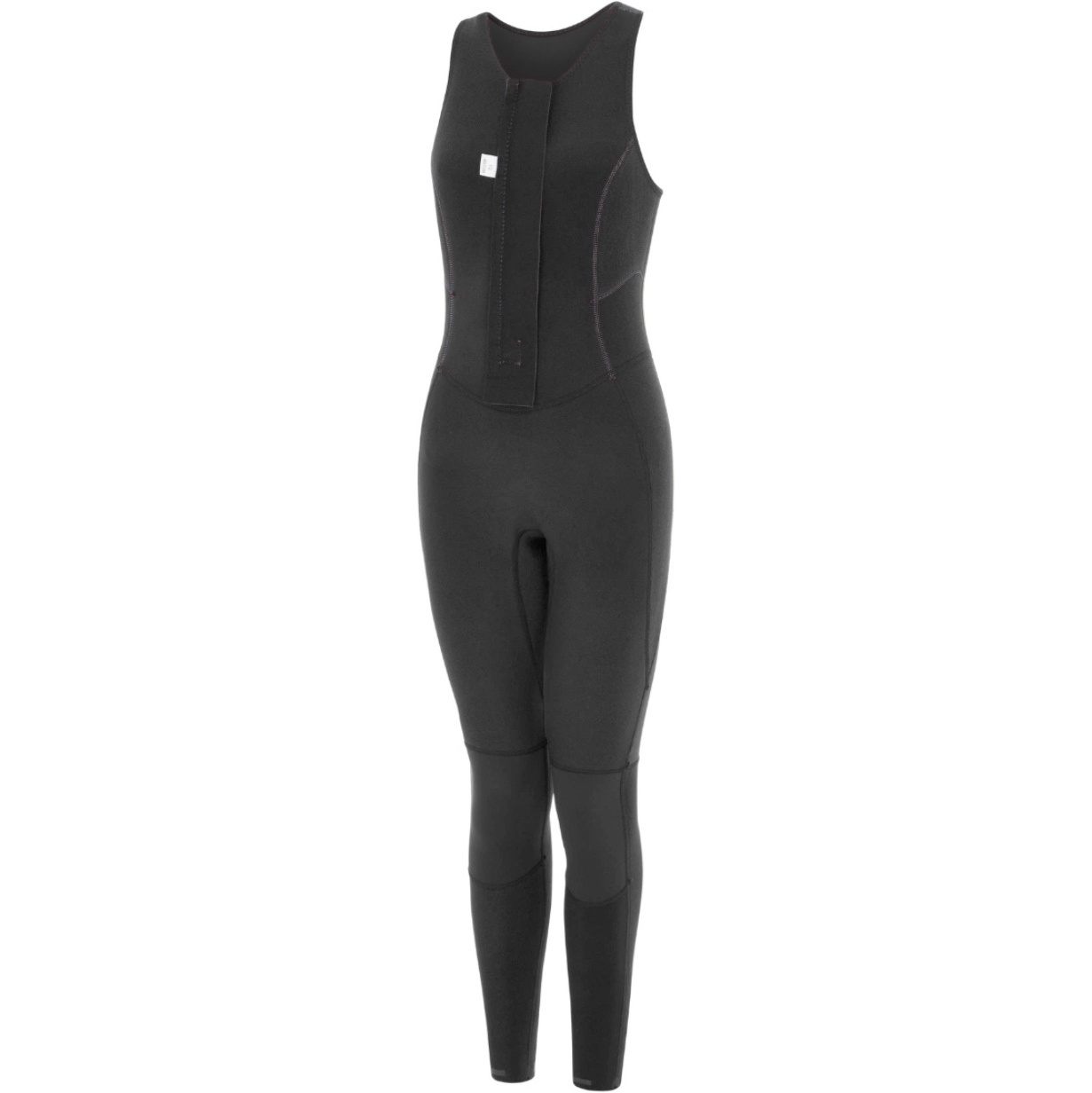 2026 Nyord Womens Solu Yulex 2/2mm Front Zip Long Jane Wetsuit SOLWLJ22001 - Black